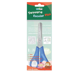 Tesoura Escolar Inox Leo E Leo