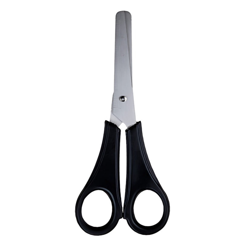 Tesoura Escolar Preto Inox Leo E Leo