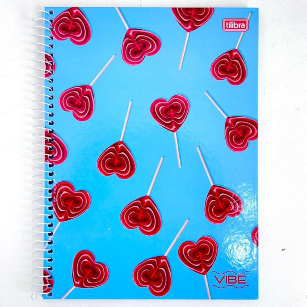 Caderno Vibe Feminino 80 Folhas – Tilibra