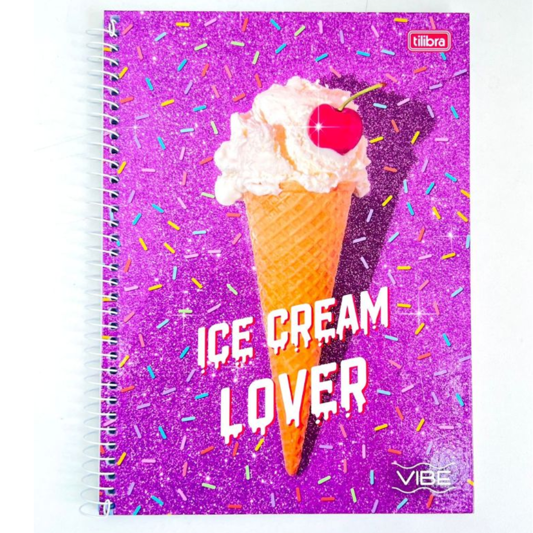 Caderno Vibe Feminino 160 Folhas – Tilibra