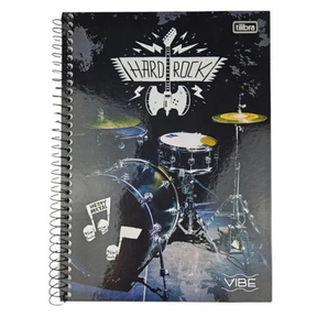 Caderno Vibe Masc 256 Folhas Tilibra